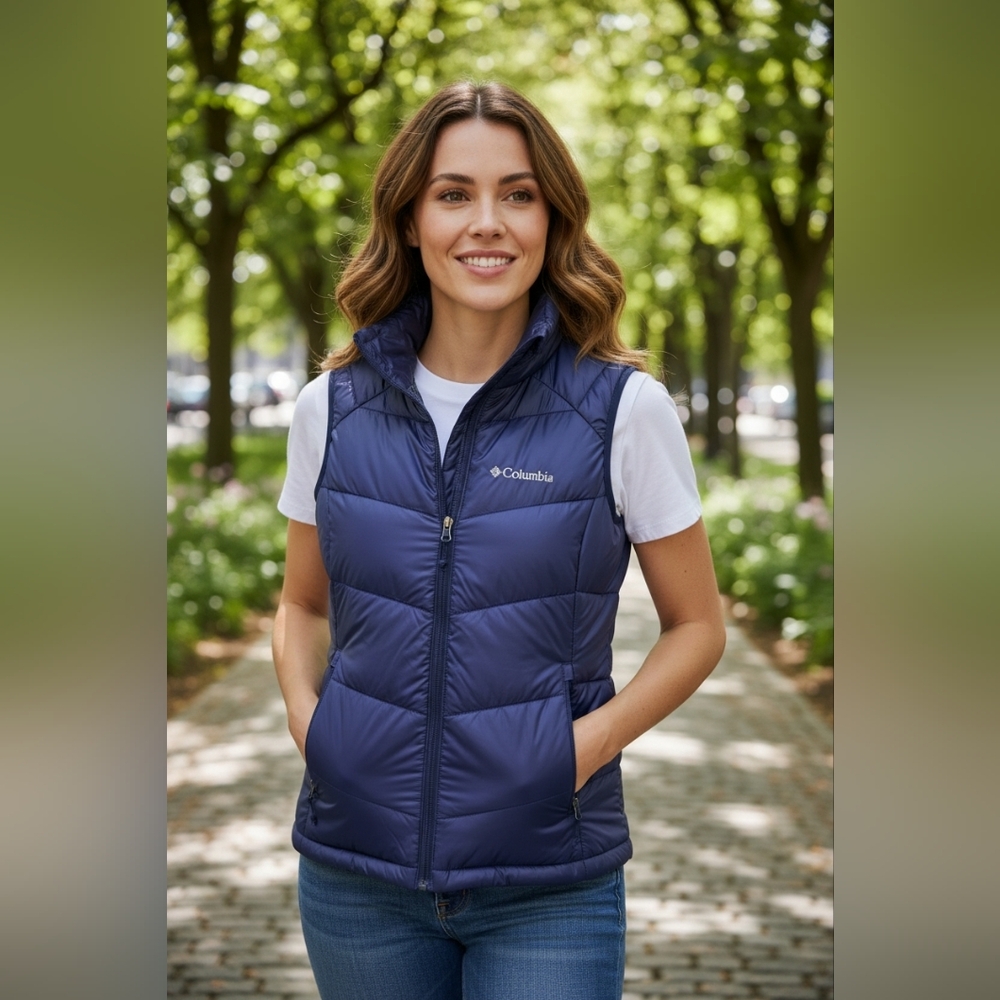Columbia Women's Purple Puffer Vest